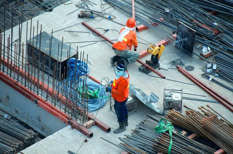 Engineering team at work