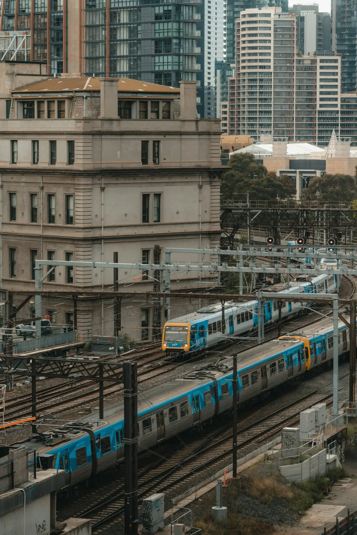 Metro trains in Melbourne